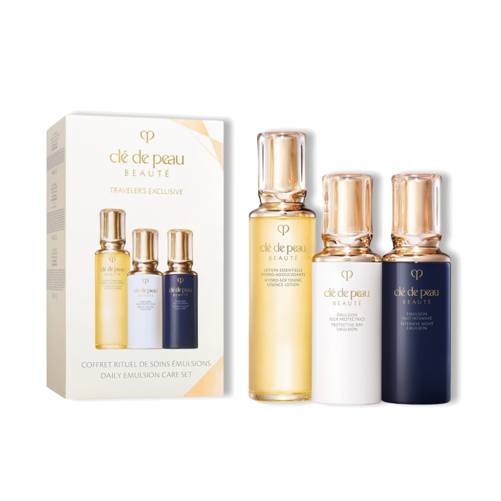 肌膚之鑰 基礎保養精華乳組（化妝水＋日間乳液＋夜間乳液） | Cle de Peau Beaute Daily Emulsion Care Set (Essence Lotion 170ml + Day Emulsion 125ml + Night Emulsion 125ml)