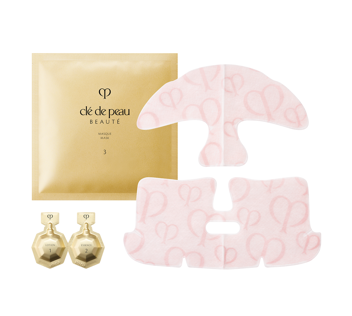 肌膚之鑰 盈亮緊緻面膜（三部曲） | Cle de Peau Beaute Illuminating Concentrate Set